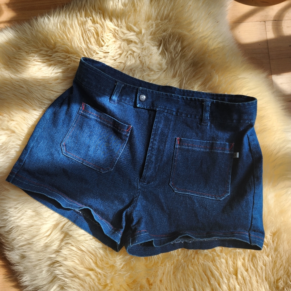 Women's Stretchy Denim Shorts